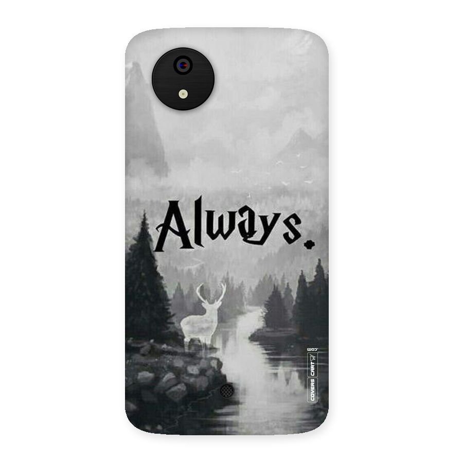 Invisible Deer Back Case for Micromax Canvas A1