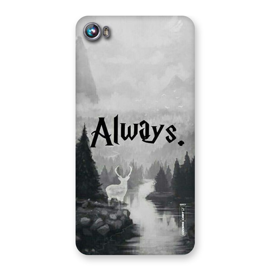 Invisible Deer Back Case for Micromax Canvas Fire 4 A107