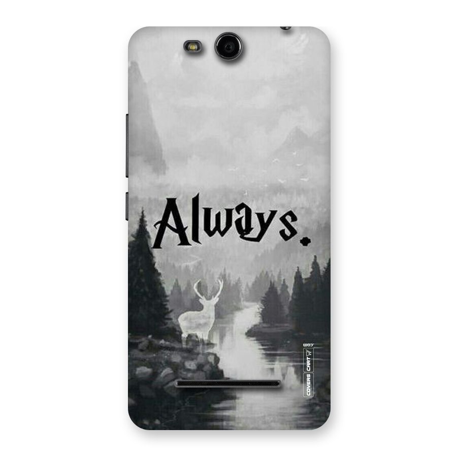 Invisible Deer Back Case for Micromax Canvas Juice 3 Q392