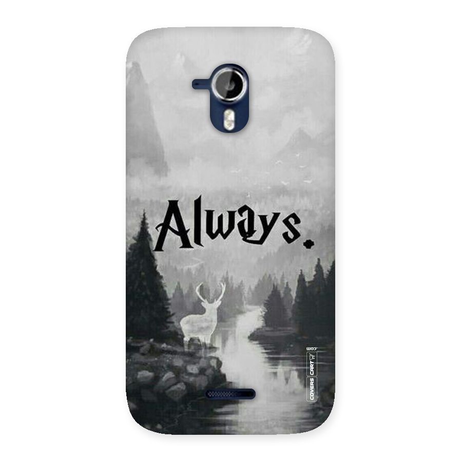 Invisible Deer Back Case for Micromax Canvas Magnus A117