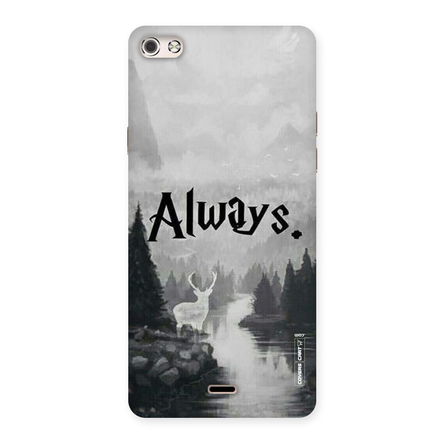 Invisible Deer Back Case for Micromax Canvas Silver 5