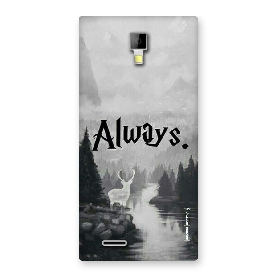 Invisible Deer Back Case for Micromax Canvas Xpress A99