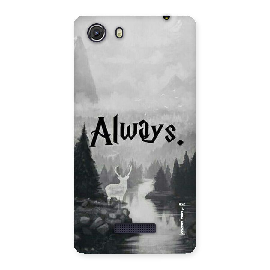 Invisible Deer Back Case for Micromax Unite 3