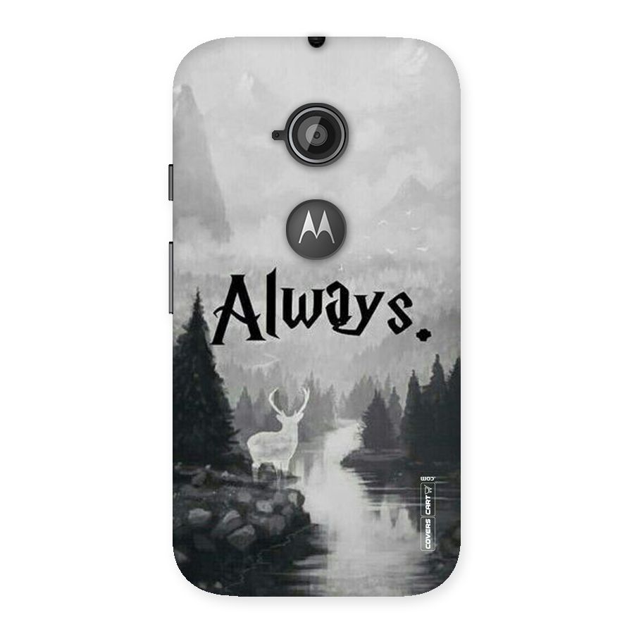 Invisible Deer Back Case for Moto E 2nd Gen