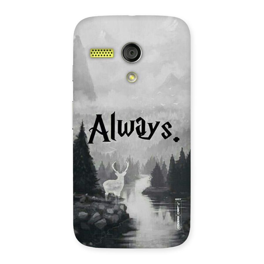 Invisible Deer Back Case for Moto G