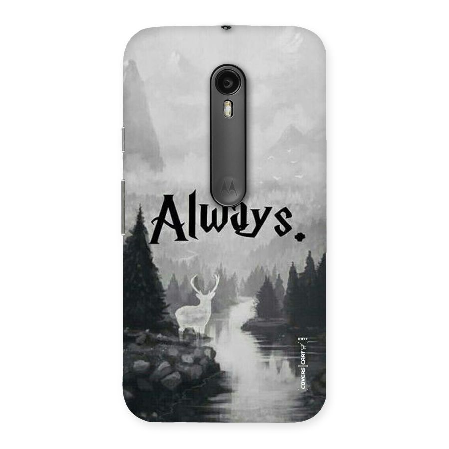 Invisible Deer Back Case for Moto G3