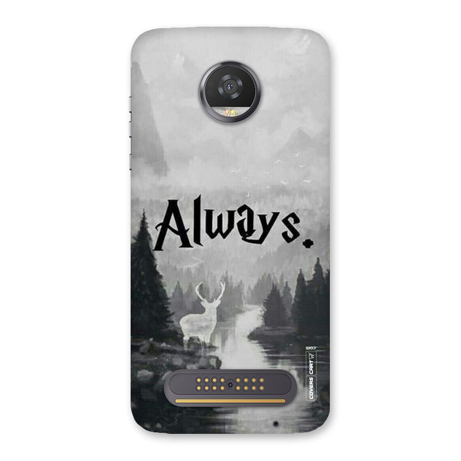 Invisible Deer Back Case for Moto Z2 Play
