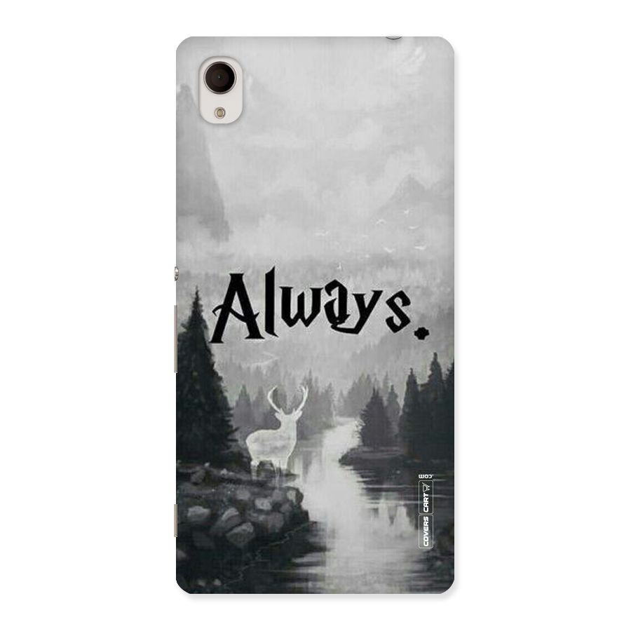 Invisible Deer Back Case for Xperia M4 Aqua