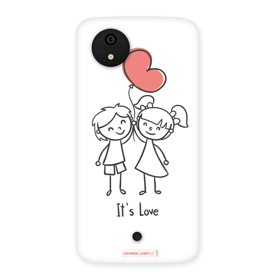 Its Love Back Case for Micromax Canvas A1