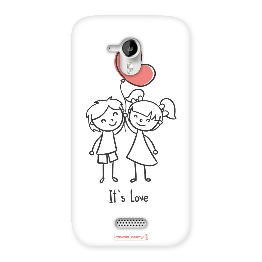 Its Love Back Case for Micromax Canvas HD A116
