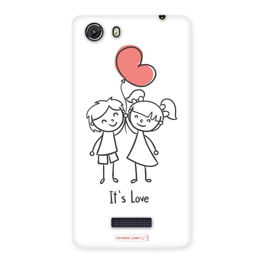 Its Love Back Case for Micromax Unite 3