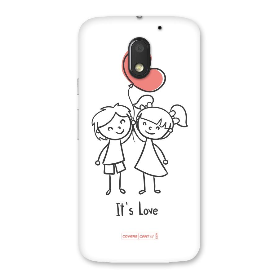 Its Love Back Case for Moto E3 Power
