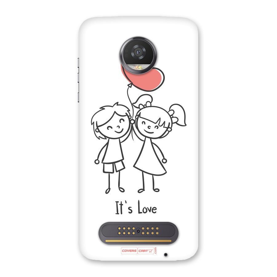 Its Love Back Case for Moto Z2 Play