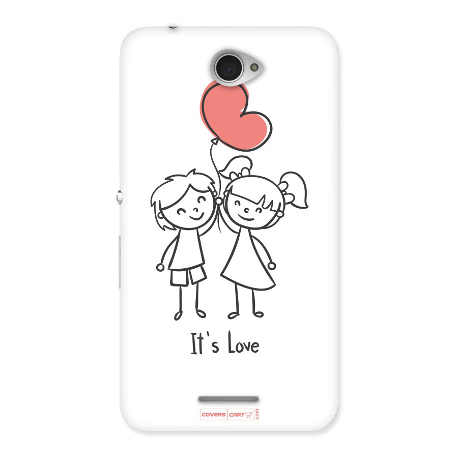 Its Love Back Case for Sony Xperia E4