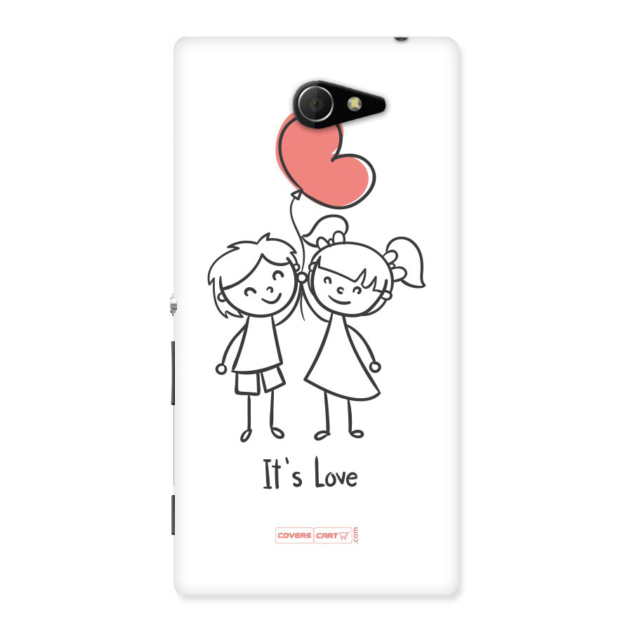 Its Love Back Case for Sony Xperia M2