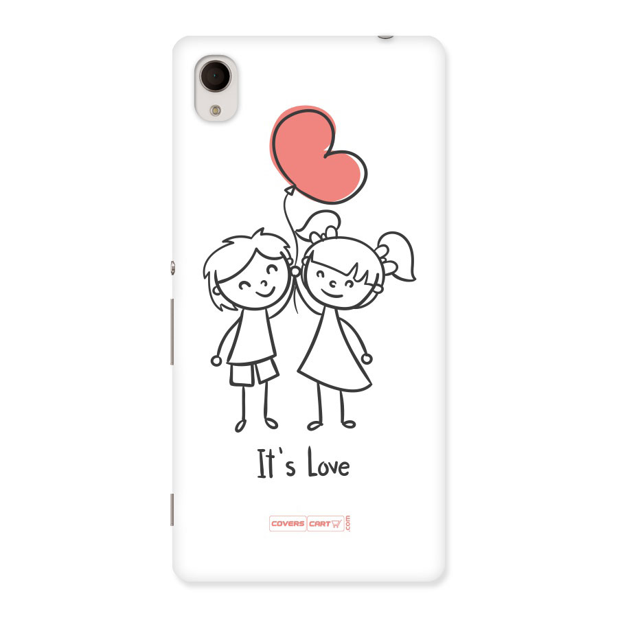 Its Love Back Case for Sony Xperia M4