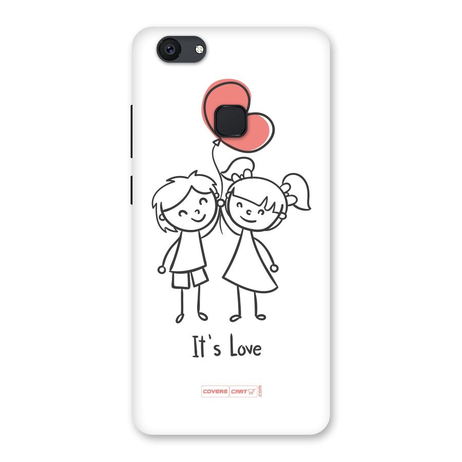 Its Love Back Case for Vivo V7 Plus