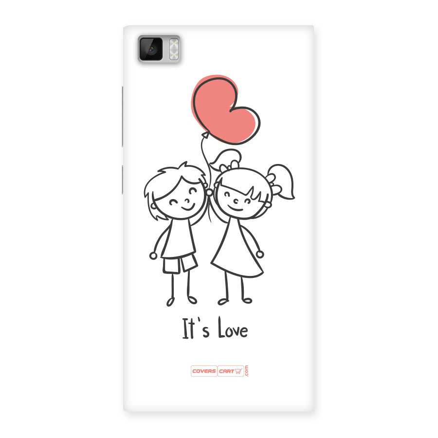 Its Love Back Case for Xiaomi Mi3