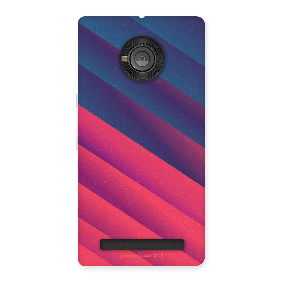 Jazzy Pattern Back Case for Yu Yuphoria
