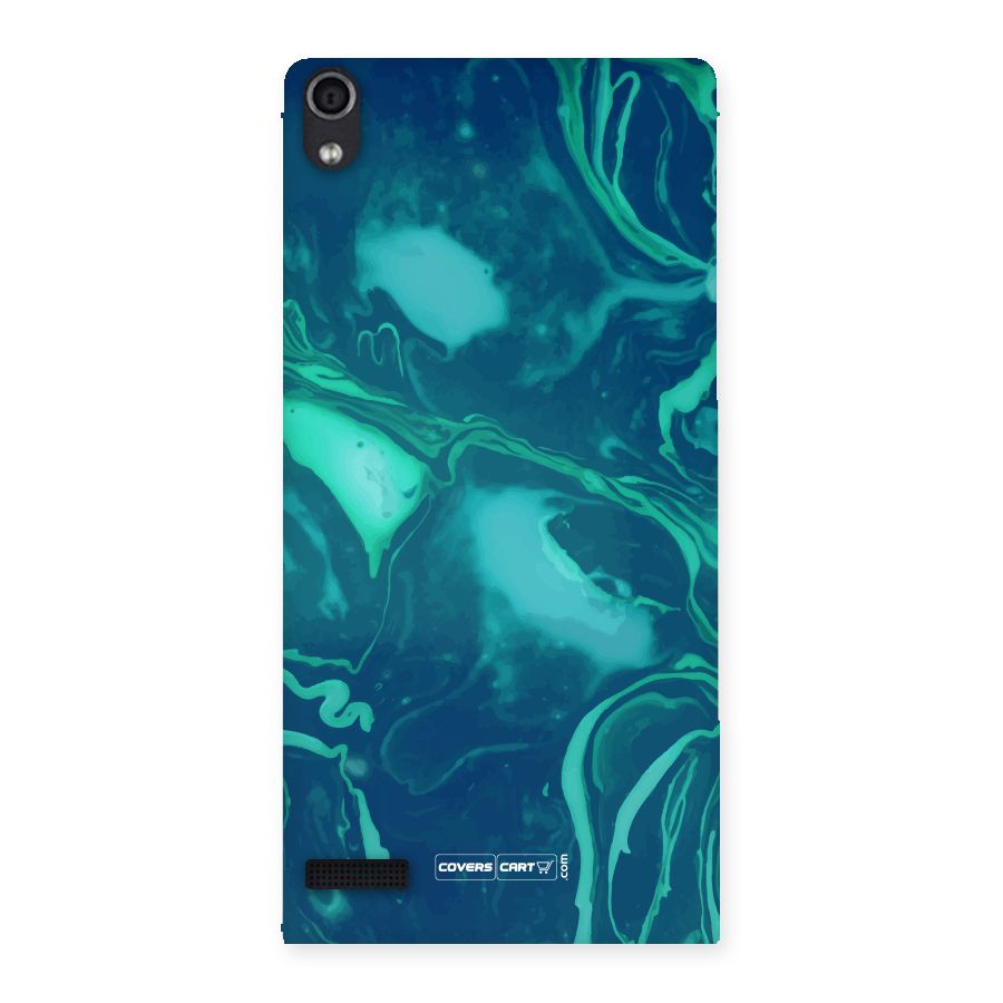 Jazzy Green Marble Texture Back Case for Ascend P6