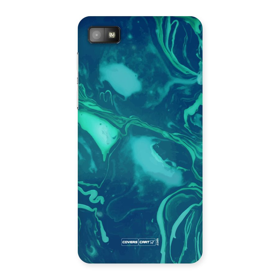 Jazzy Green Marble Texture Back Case for Blackberry Z10