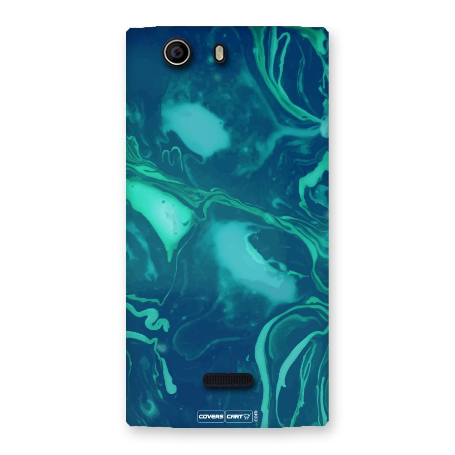 Jazzy Green Marble Texture Back Case for Canvas Nitro 2 E311