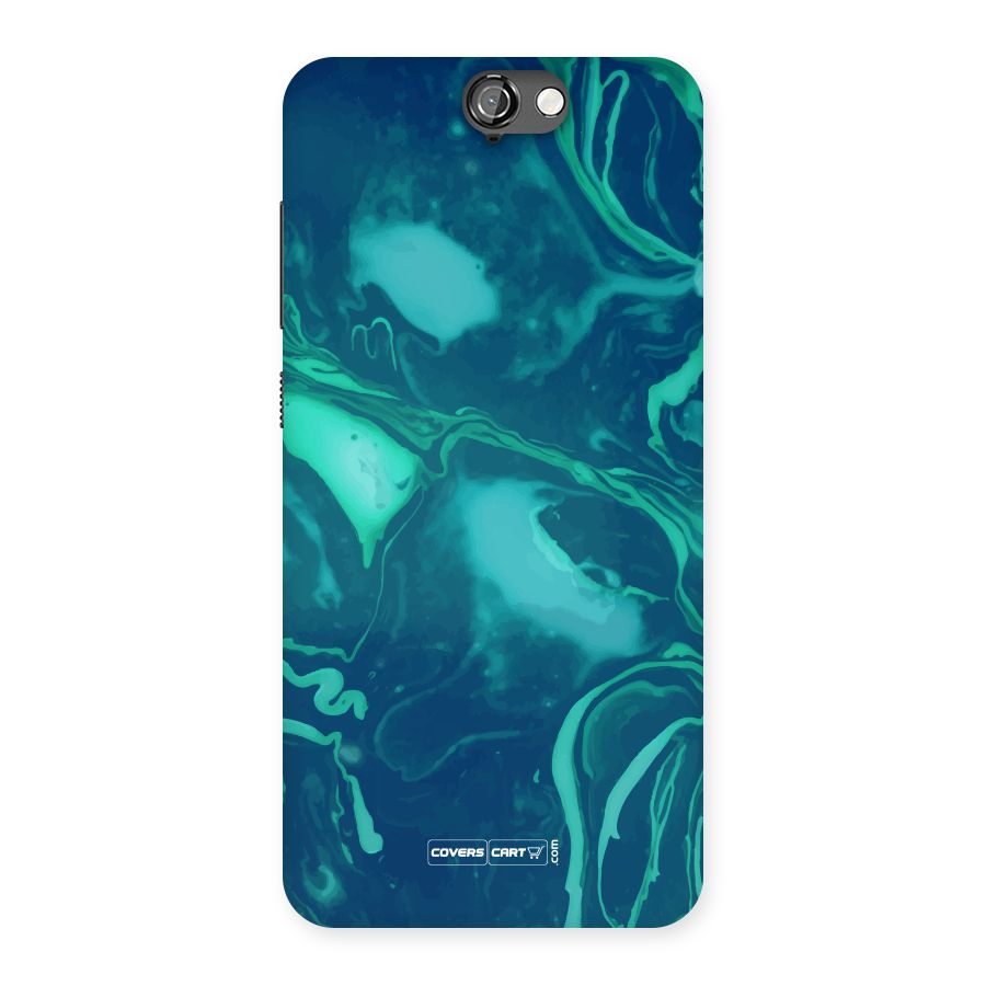 Jazzy Green Marble Texture Back Case for HTC One A9