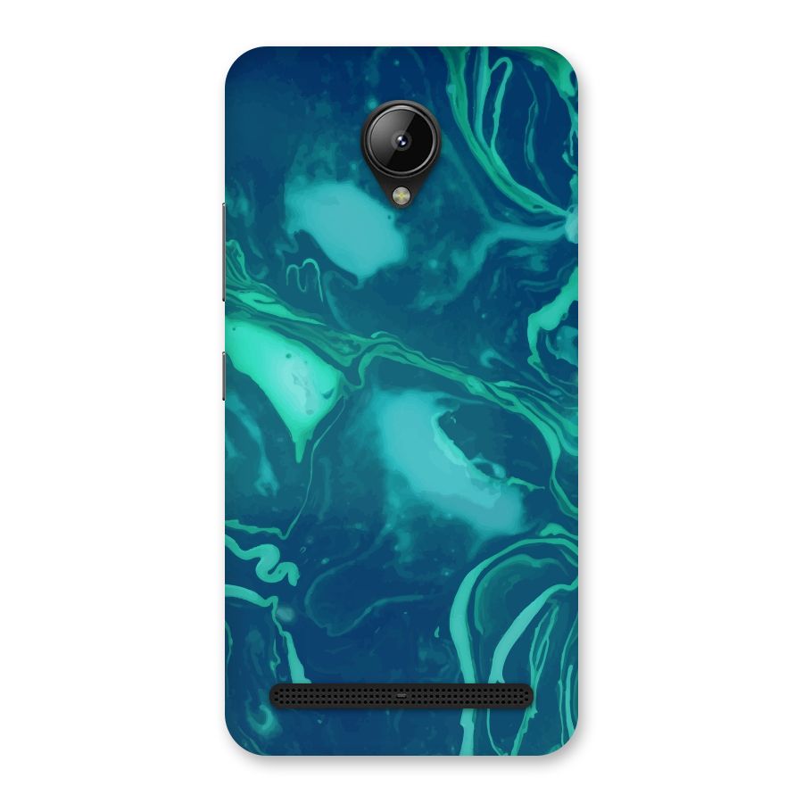 Jazzy Green Marble Texture Back Case for Lenovo C2