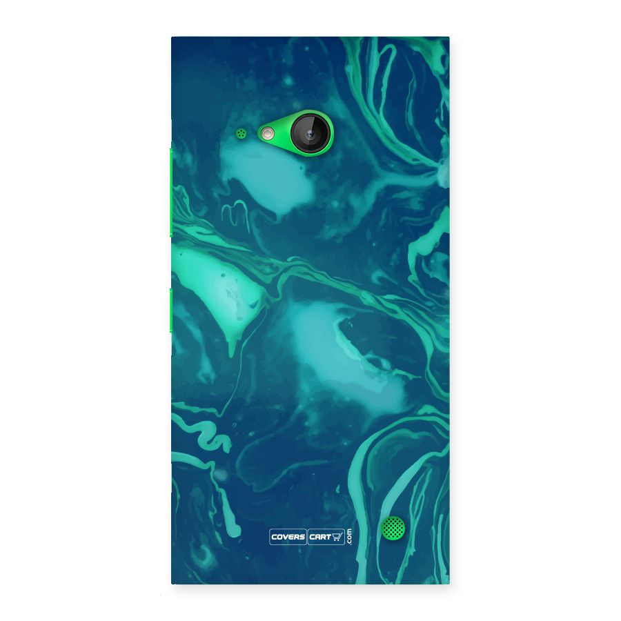 Jazzy Green Marble Texture Back Case for Lumia 730
