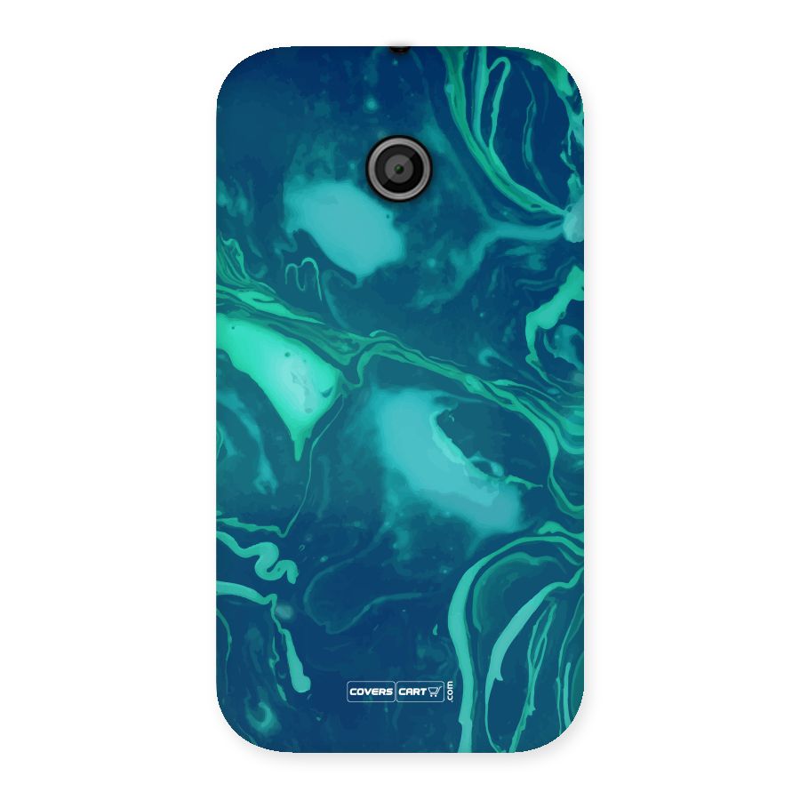 Jazzy Green Marble Texture Back Case for Moto E