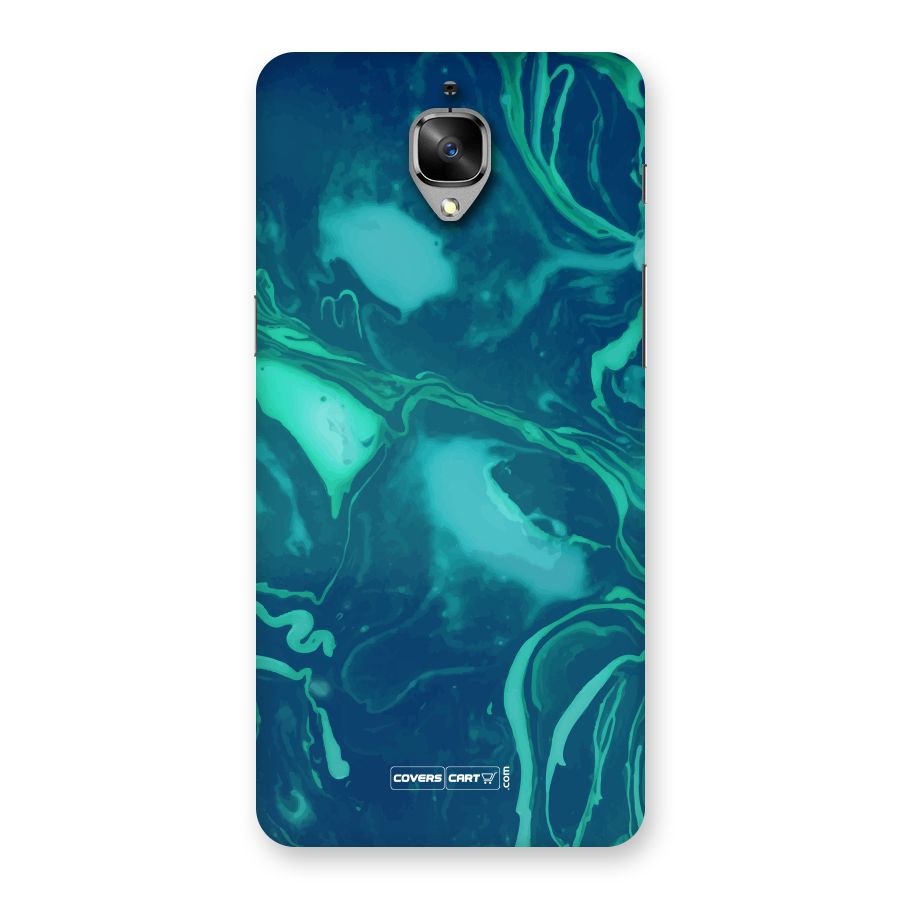 Jazzy Green Marble Texture Back Case for OnePlus 3