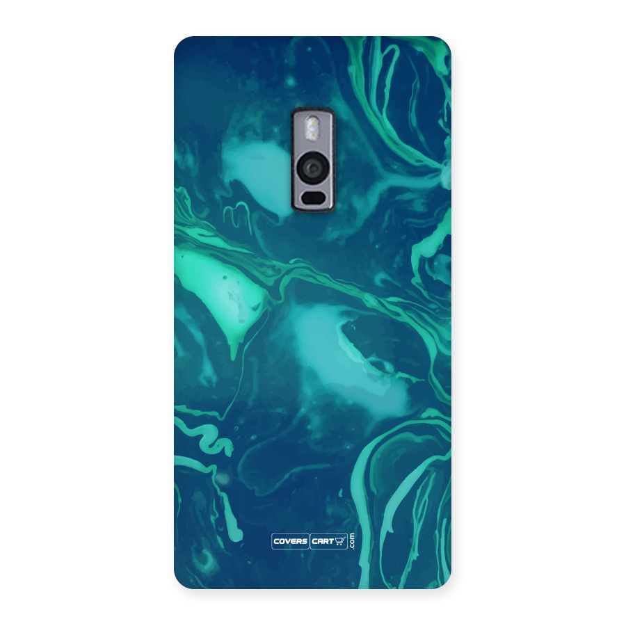 Jazzy Green Marble Texture Back Case for OnePlus Two