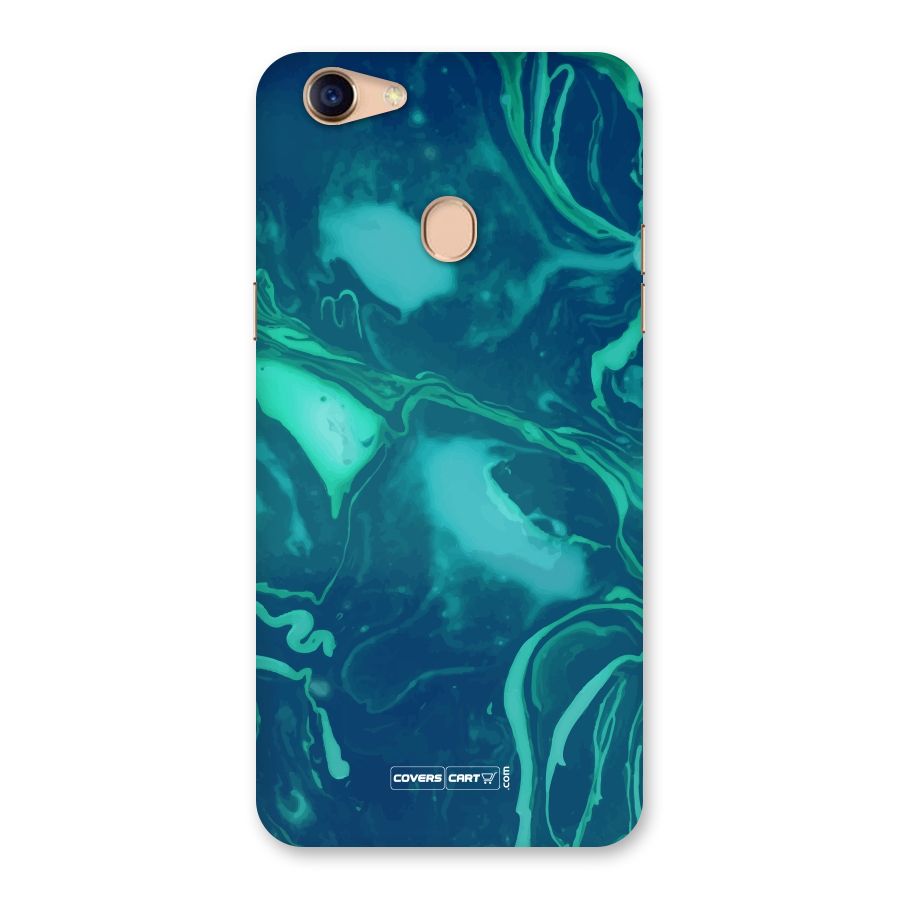 Jazzy Green Marble Texture Back Case for Oppo F5