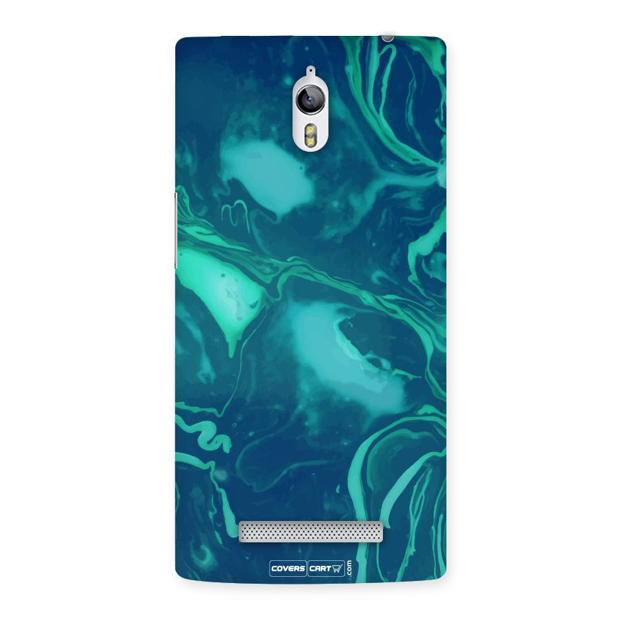 Jazzy Green Marble Texture Back Case for Oppo Find 7