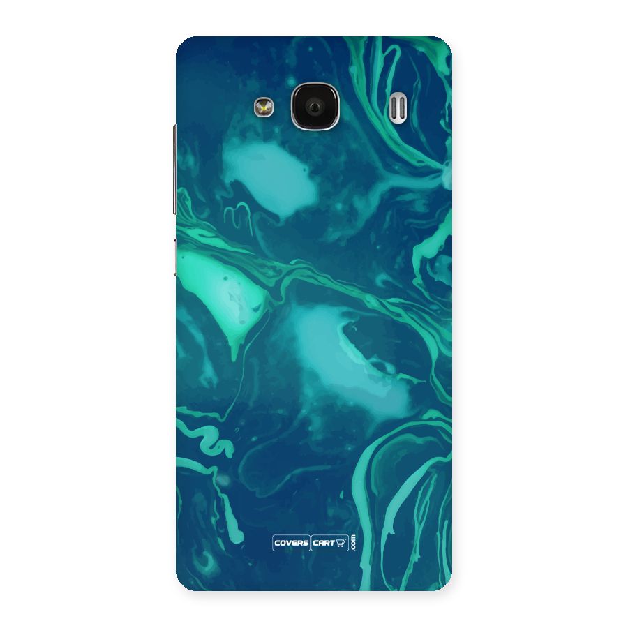 Jazzy Green Marble Texture Back Case for Redmi 2