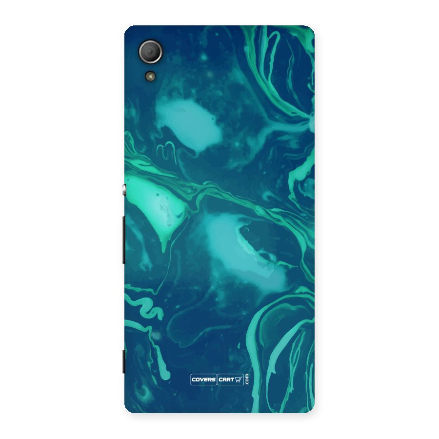 Jazzy Green Marble Texture Back Case for Xperia Z4