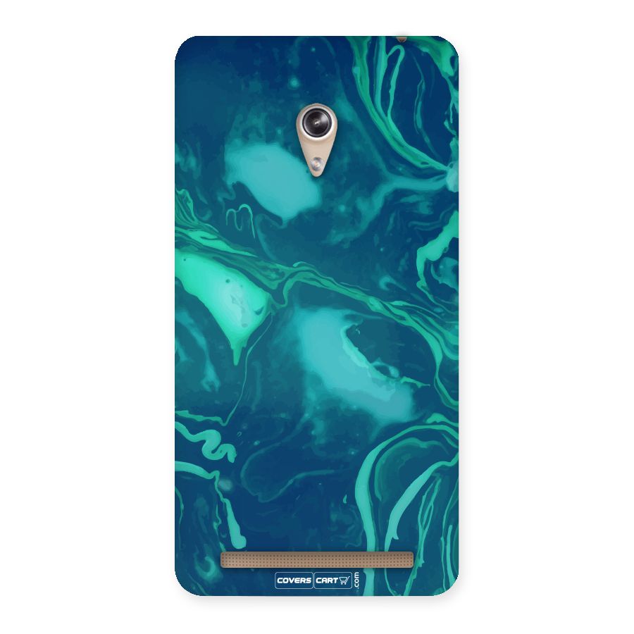 Jazzy Green Marble Texture Back Case for Zenfone 6