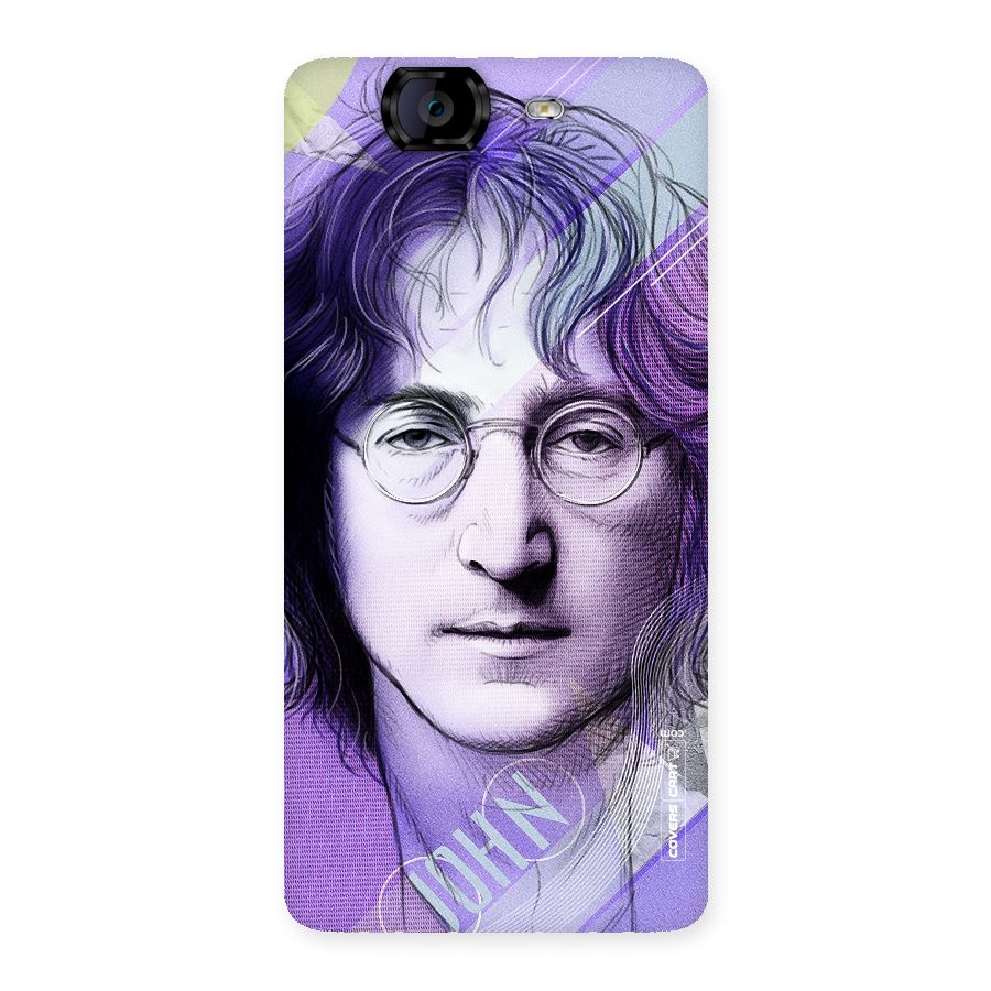 John Lennon Artwork Back Case for Canvas Knight A350