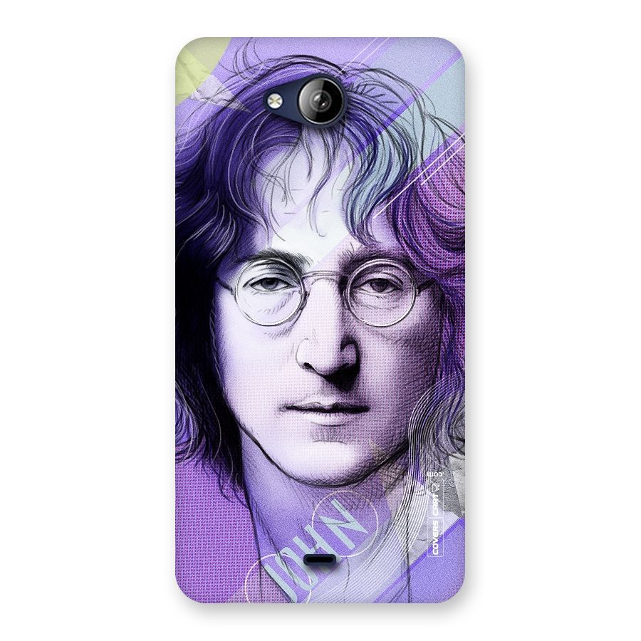 John Lennon Artwork Back Case for Canvas Play Q355