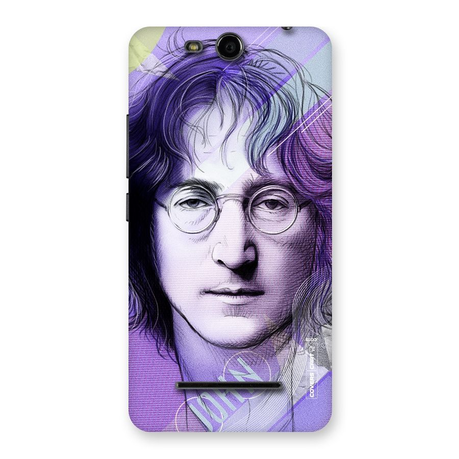 John Lennon Artwork Back Case for Micromax Canvas Juice 3 Q392