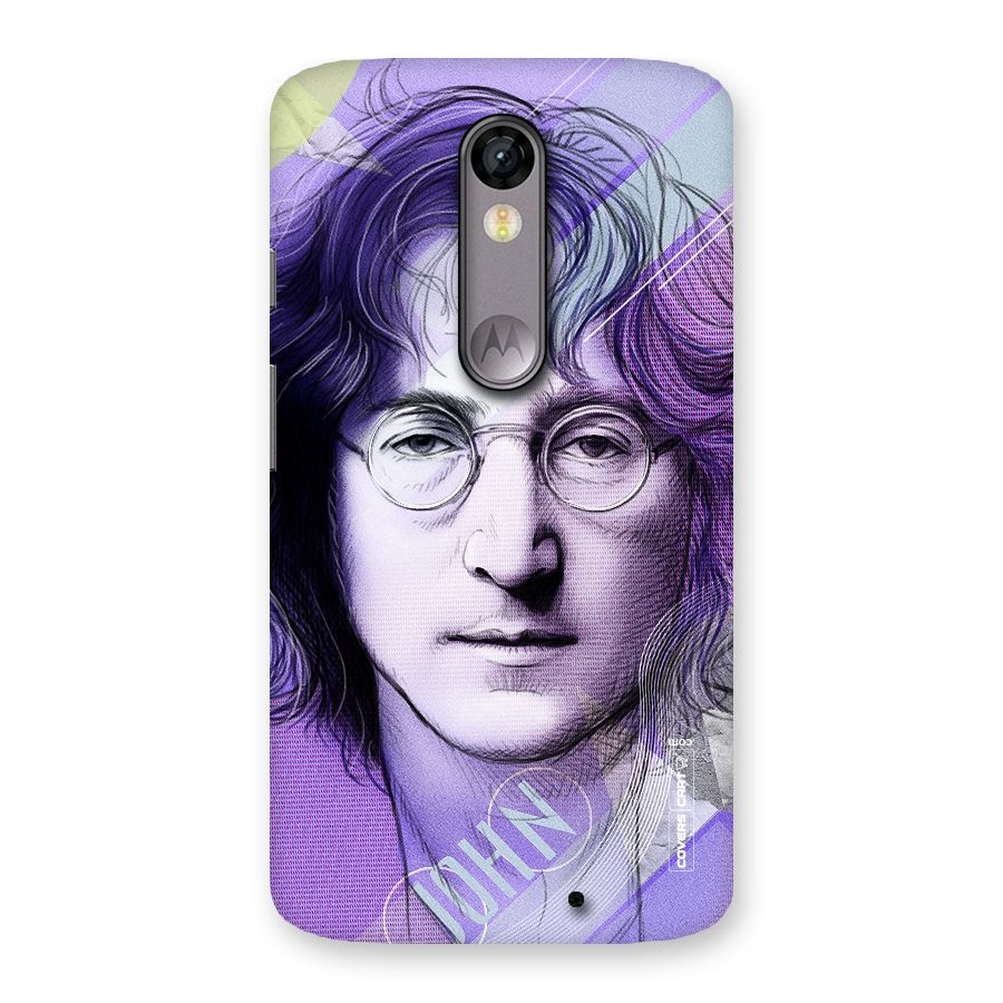 John Lennon Artwork Back Case for Moto X Force