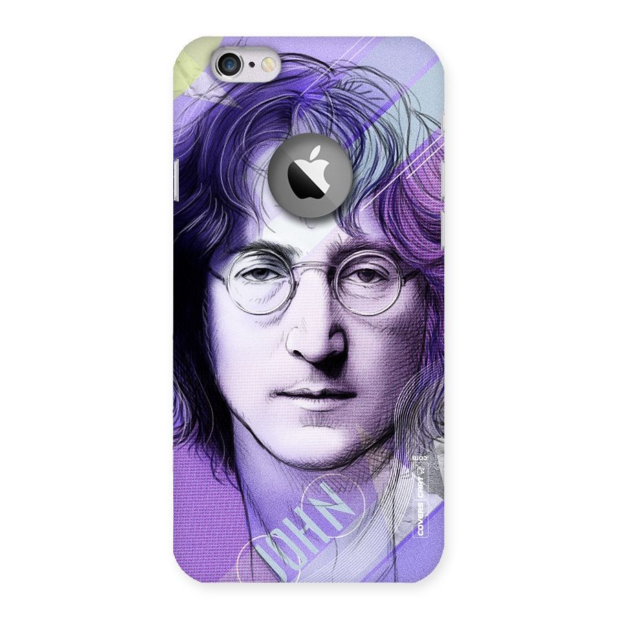 John Lennon Artwork Back Case for iPhone 6 Logo Cut