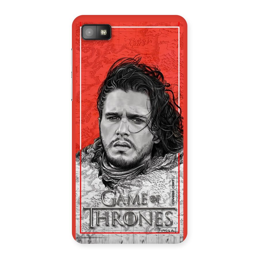 Jon Snow Nights Watch Back Case for Blackberry Z10