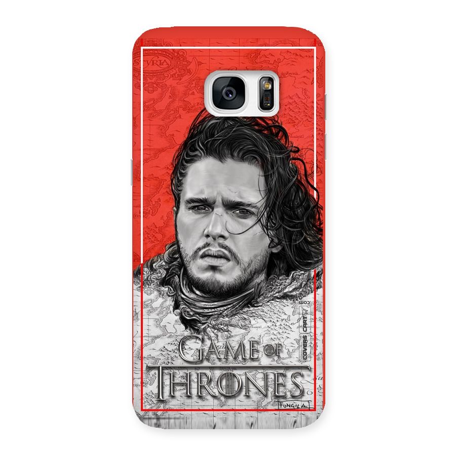 Jon Snow Nights Watch Back Case for Galaxy S7 Edge