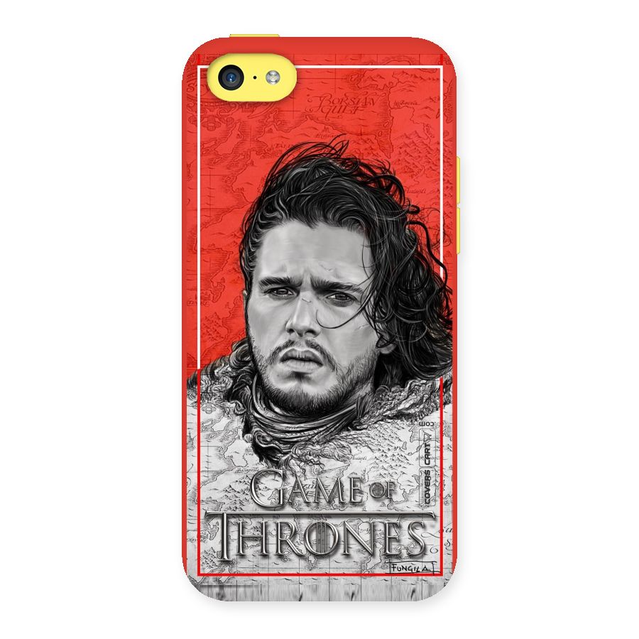 Jon Snow Nights Watch Back Case for iPhone 5C