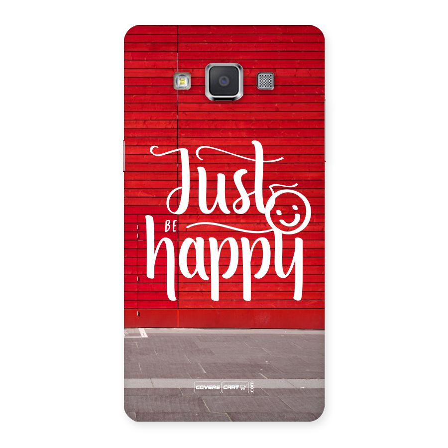 Just Be Happy Back Case for Galaxy Grand Max
