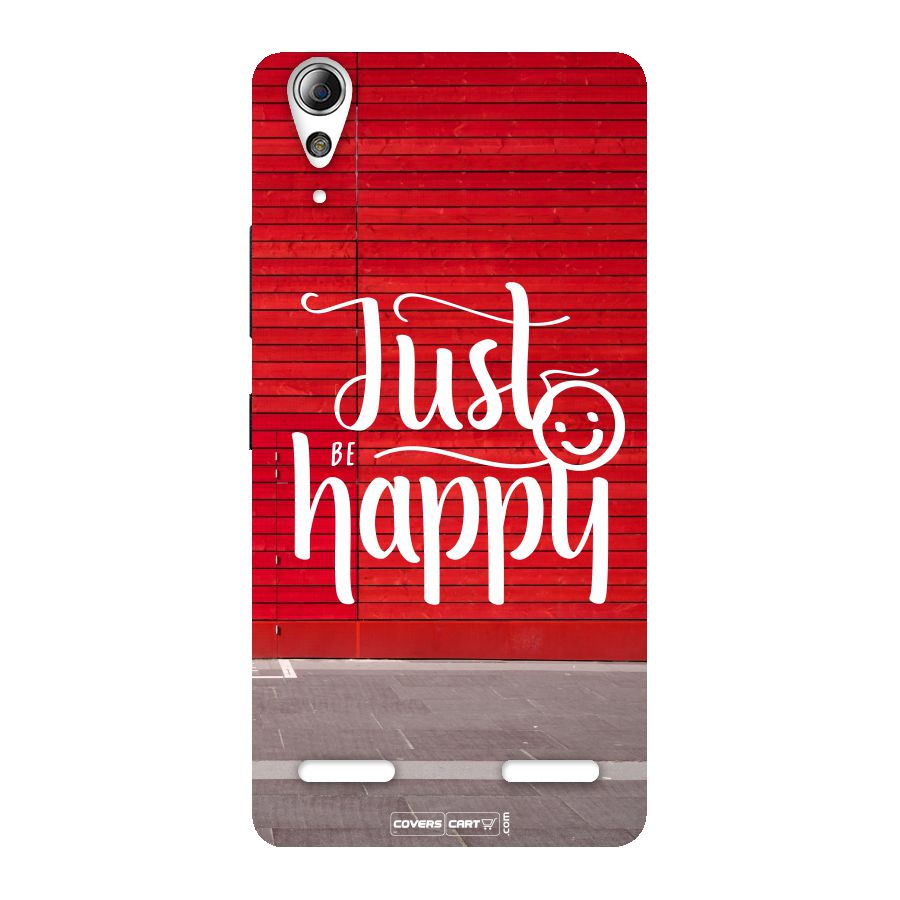 Just Be Happy Back Case for Lenovo A6000