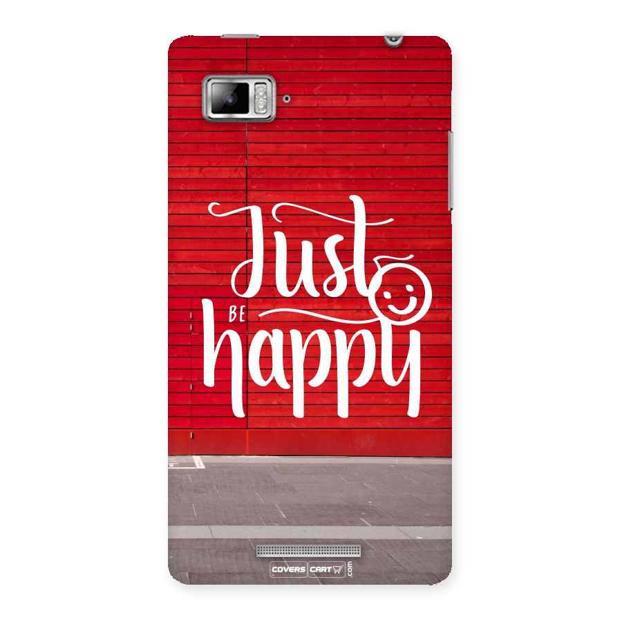 Just Be Happy Back Case for Lenovo Vibe Z K910