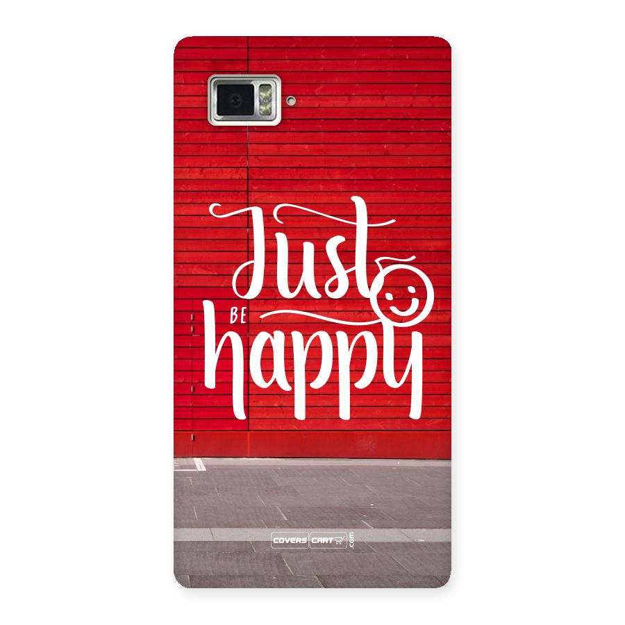 Just Be Happy Back Case for Vibe Z2 Pro K920