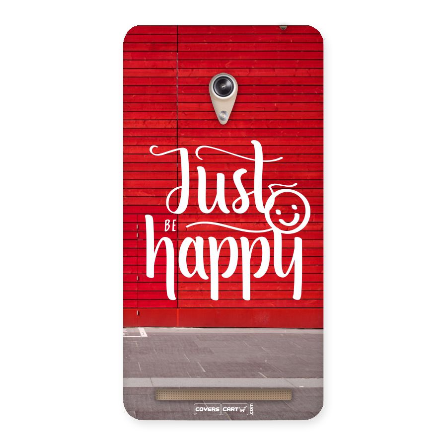 Just Be Happy Back Case for Zenfone 6